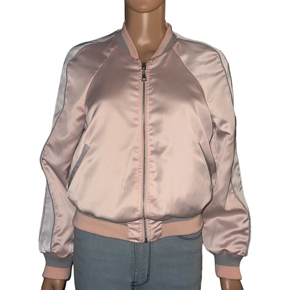 Vintage Bebe Y2K reversible satin bomber jacket - Picture 5 of 8